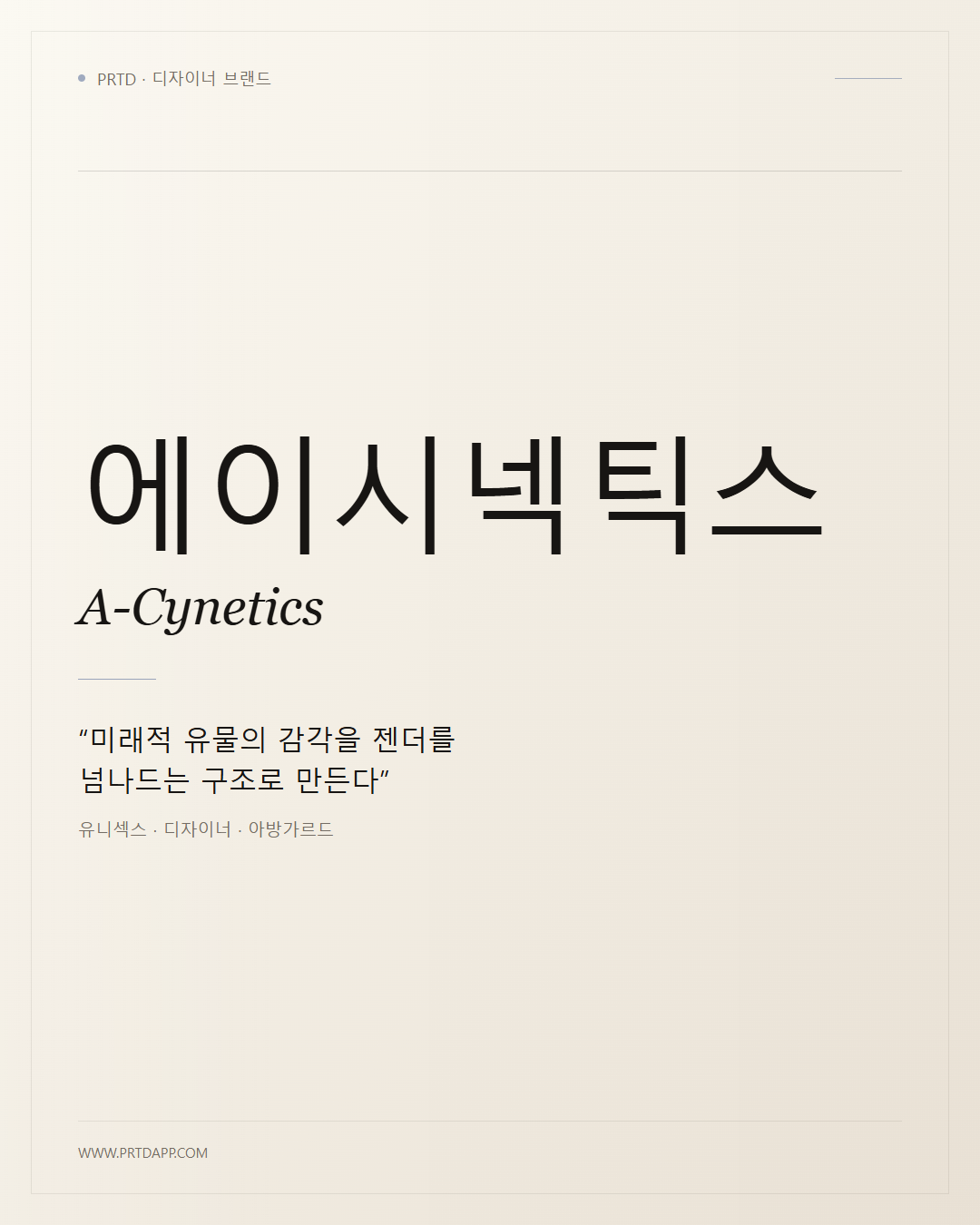 에이시넥틱스 A-Cynetics 갤러리 1