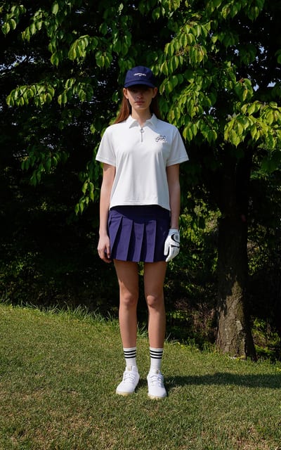 Nadia Skirt _ Deep Blue