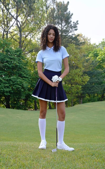 Rhea Skirt _ Navy