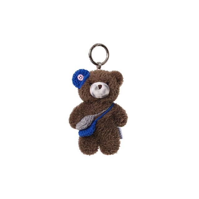 [ALEXII : 알렉시] DOUBLE CROSS BAG BEAR BROWN