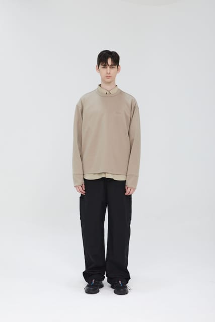 BASIC SPORTY SWEAT SAND BEIGE