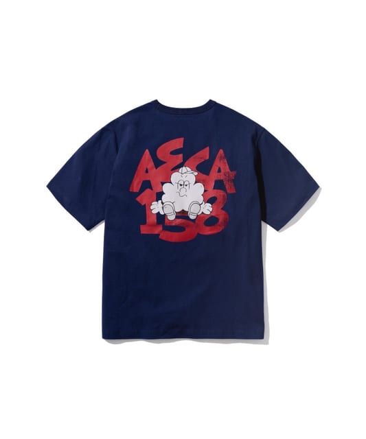 BAD CLOVER BOY RECORDS HALF SLEEVE-NAVY