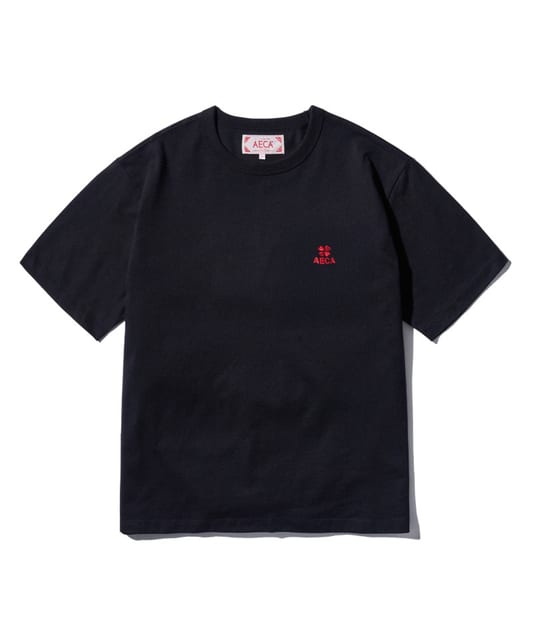 EVERYDAY AECA CLOVER HALF SLEEVE TEE-BLACK