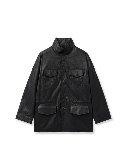 Field Jacket_Coated Black
