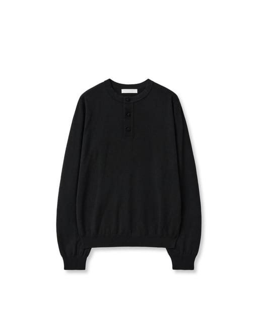 Henley Knit_Black