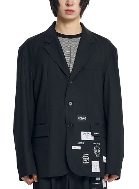 Wool Blend Expensive Oversized Jacket [BLACK]