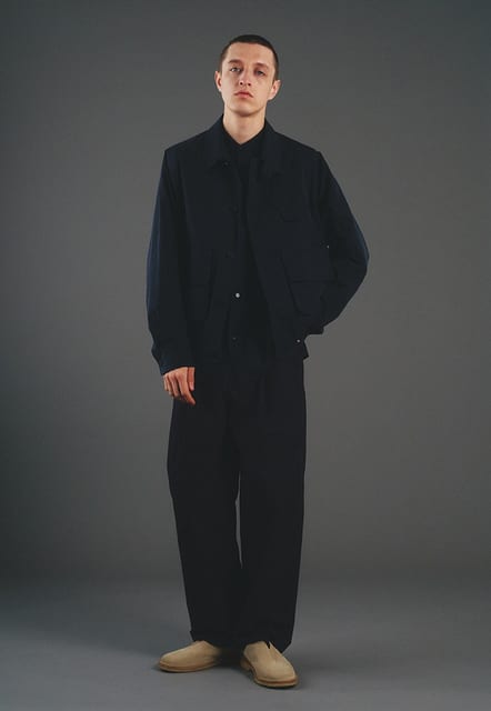 Three Pocket Blouson_ Dark Navy