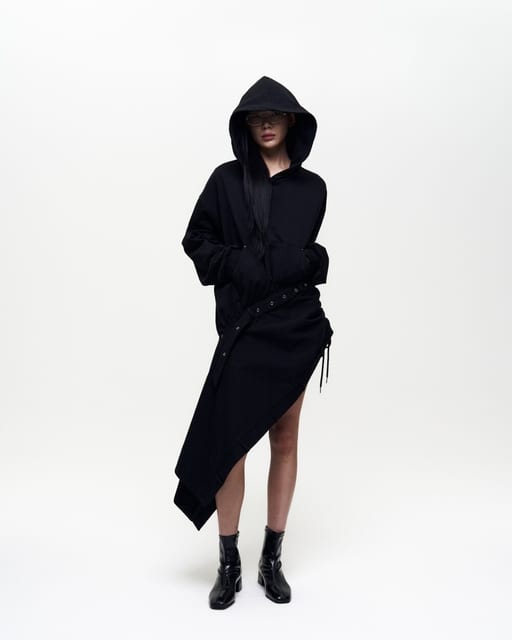Hood one-piece (Black)