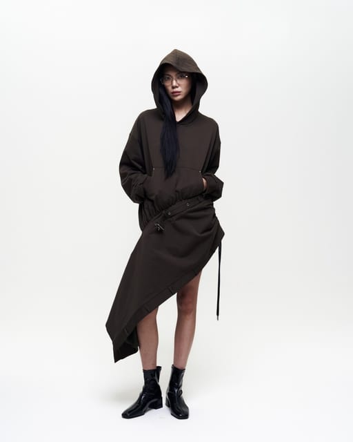 Hood one-piece (Khaki)