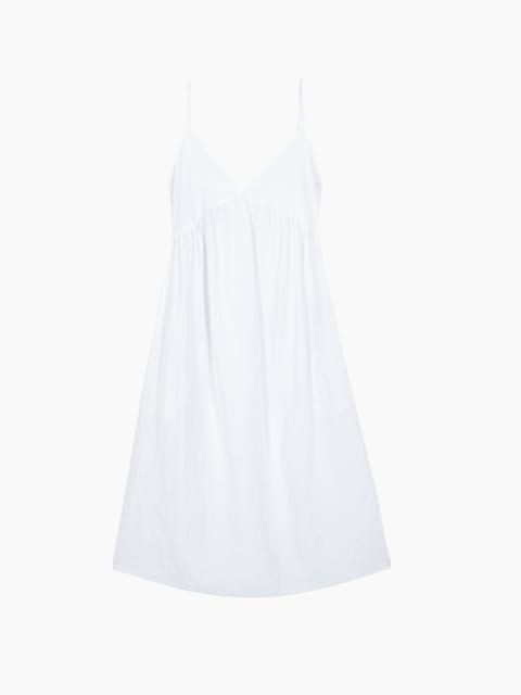 CALIE MIDI DRESS WHITE