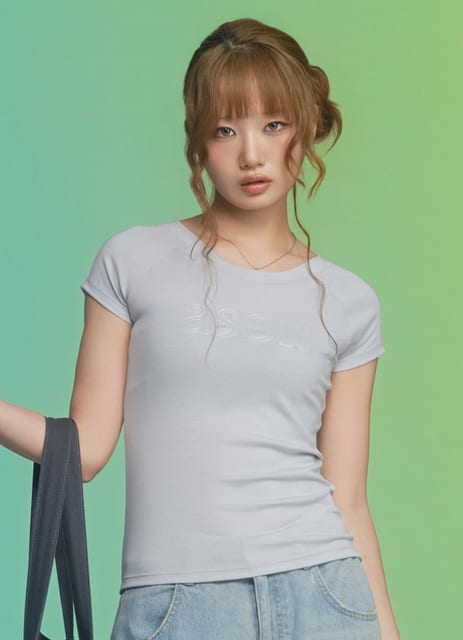 MONO REGLAN TEE / LIGHT BLUE