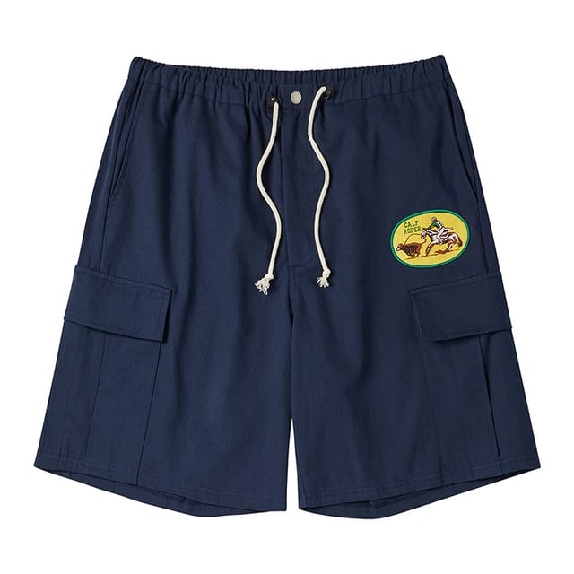 [COLLECTION LINE] 아카이브 디테일 워싱 카고 반바지 네이비