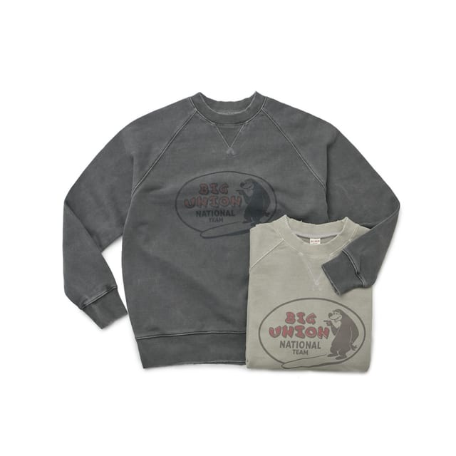 Pigment Bear Surfing Sweatshirts