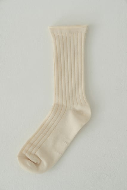 cotton rib socks (4colors)