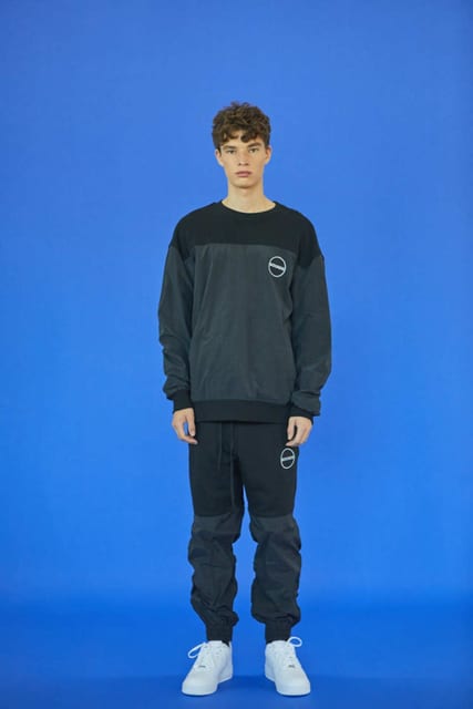 사운즈 절개 트랙 팬츠
