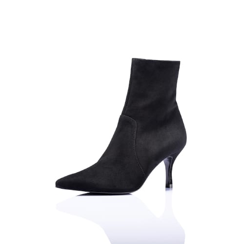 Socks Boots_Black Suede