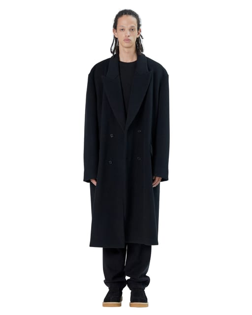 21FW Double Breasted Coat, Dark Beige