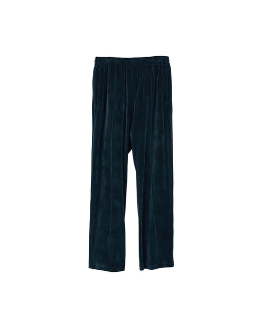 21SS Velour Track Pants, Deep Green