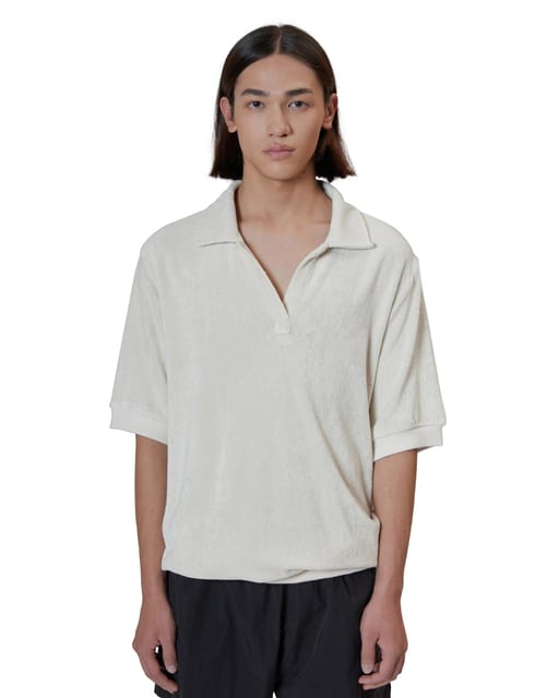 Terry Polo Shirt, Off White