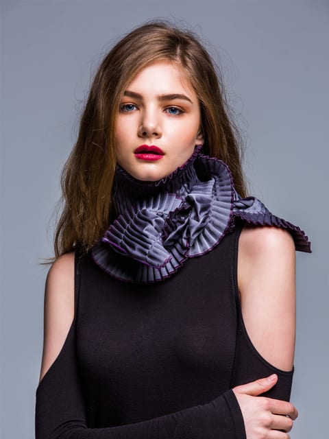 Pleated Scarf