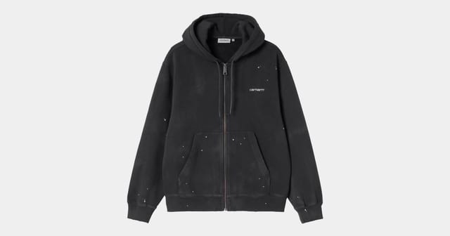 Hooded Painter Jacket Black