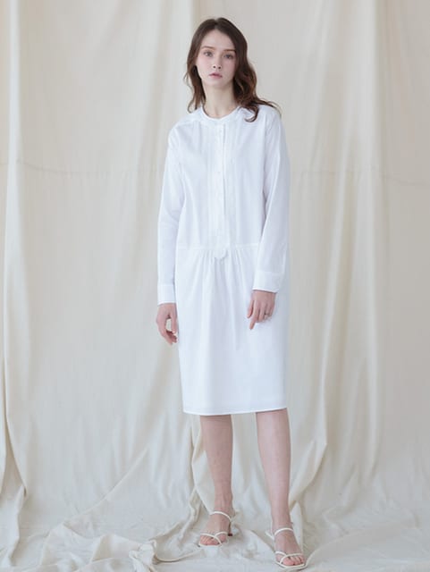 [Coett] Lace Shirt Dress