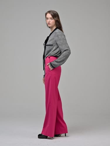 [Coett] Side Button Pants_MAGENTA