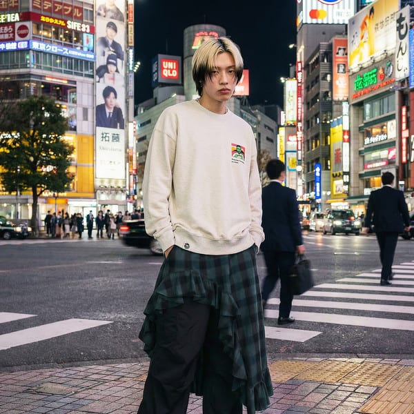 CONECTX x viesti Embroidery Effect Screen Print Sweatshirt_Melange