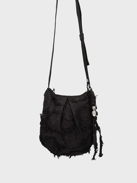 BUDDY BAG FEATHER BLACK 버디백 페더 블랙