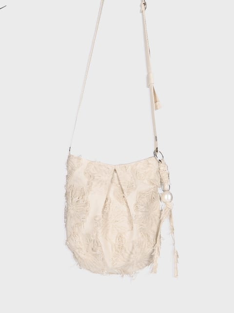 BUDDY BAG FEATHER IVORY 버디백 페더 아이보리