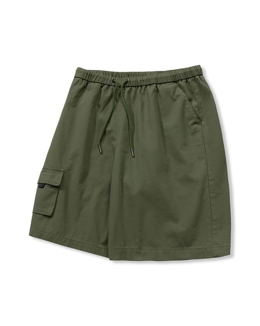 ANOTHER POCKET HALF PANTS OLIVE