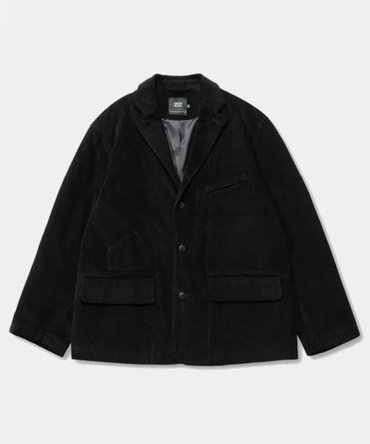 CORDUROY FATIGUE JACKET_BLACK
