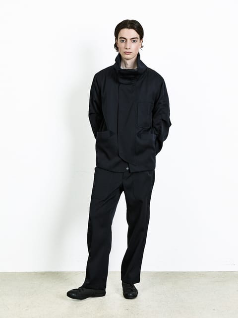 WOOL SATIN FLIGHT JACKET(ORIGINAL FABRIC)