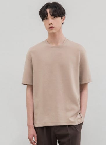에센셜 베이직 티셔츠 [BEIGE]