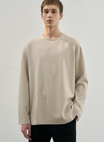 하이 벤트 레이어드 티셔츠 [CREAM]