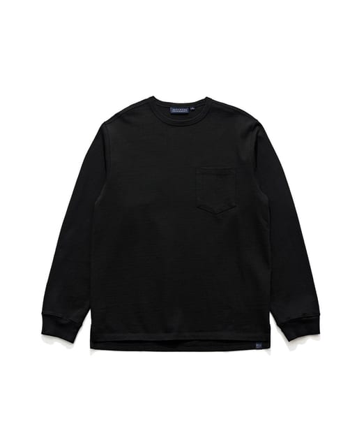 ONE POCKET L/S T-SHIRT / NAVY