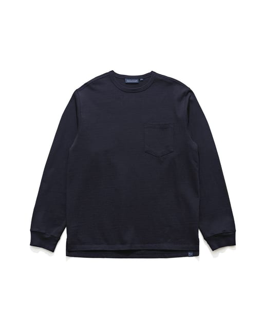 ONE POCKET L/S T-SHIRT / OATMEAL