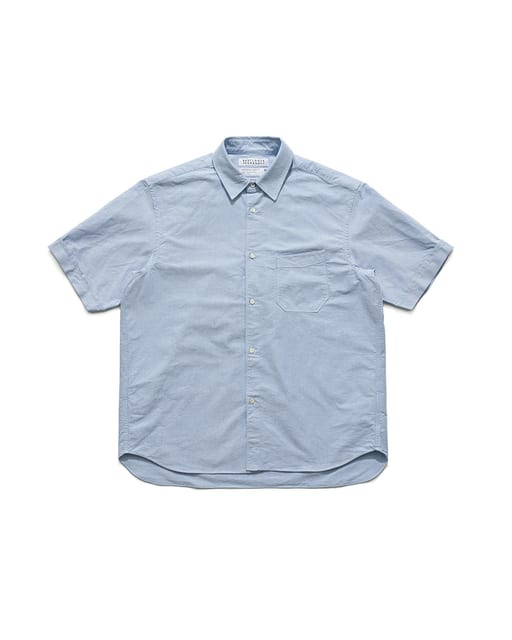 REGULAR HALF SHIRT / BLUE OXFORD