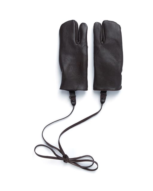 RIFLE LEATHER GLOVE / BLACK