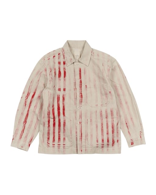 Stamped Chore Jacket Red