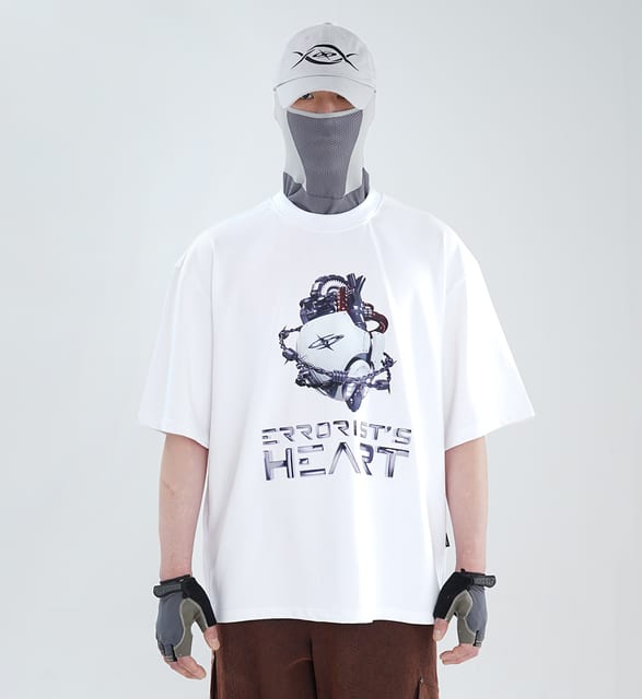 HEART T-SHIRT (WHITE)