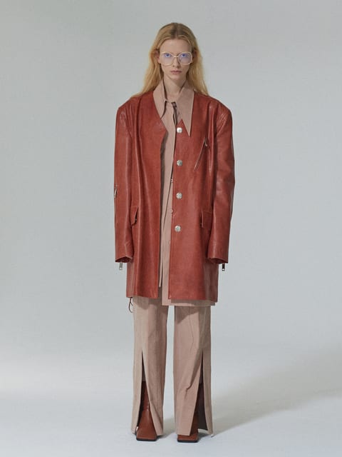 CORDUROY SLIT PANTS