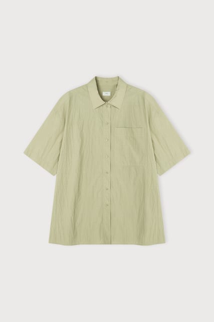 CREASE HALF SLEEVE SHIRT
