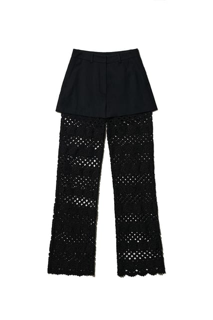 ell.oire Lace Suit Set - Pants