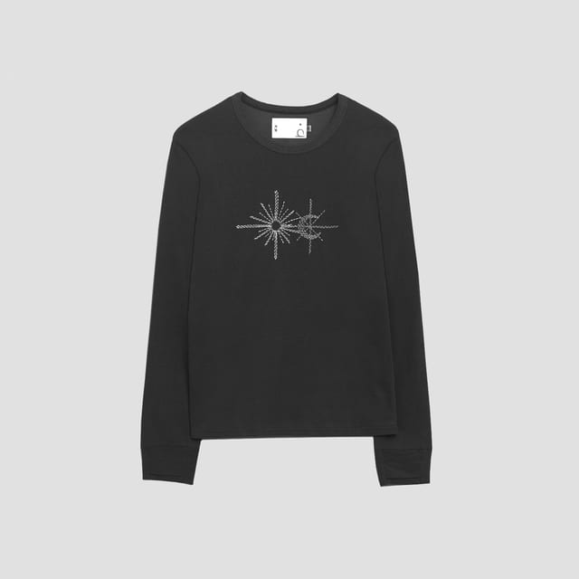 Eclipse Embroidery T-shirt (Charcoal)