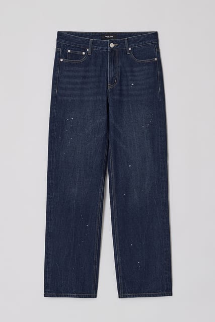 Trabus paint jeans blue