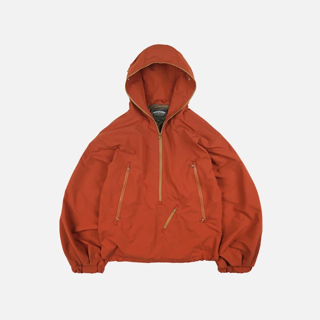 Micro ripstop anorak _ brick