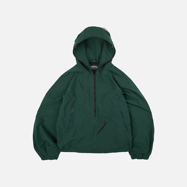 Micro ripstop anorak _ dark green