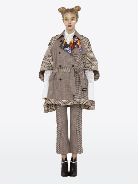 CAPE TRENCH COAT