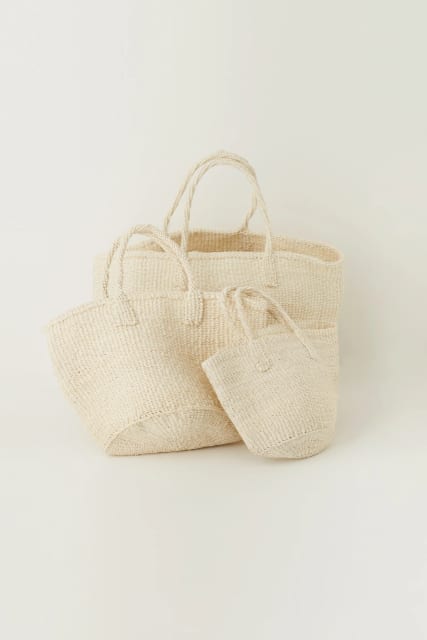 Sisal tote bag (natural)